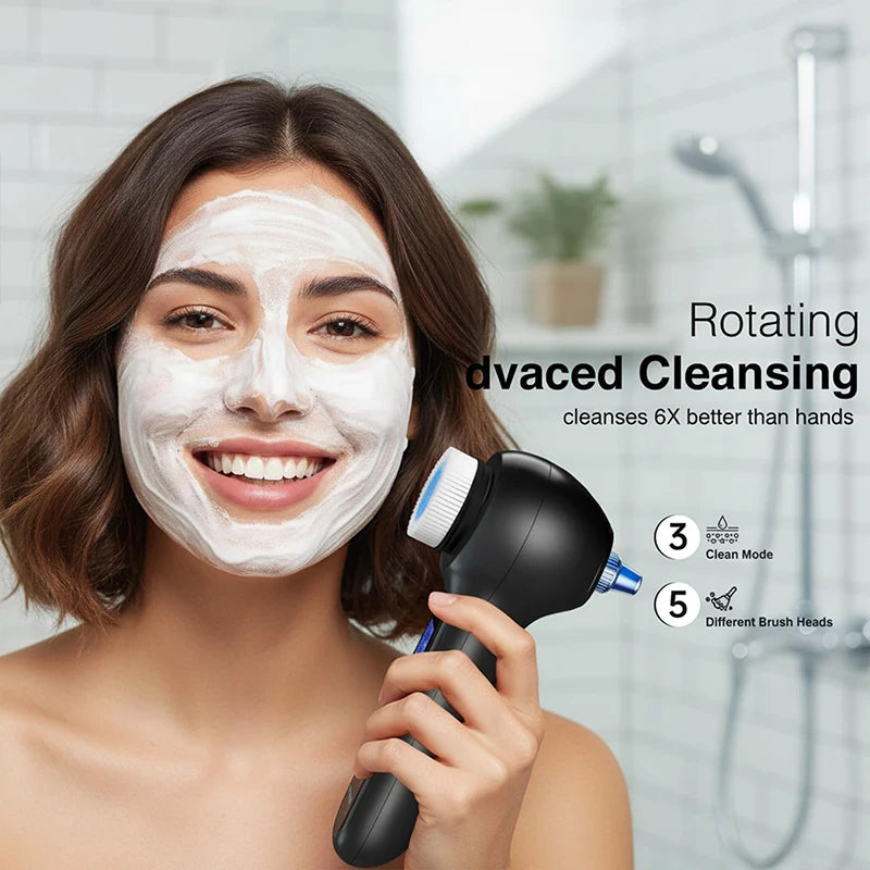 Electric Blackhead Remover Vacuum Suction Facial Cleansing Brush Rechargeable Face Brush Facial Pore Cleanser Skin Care Machine