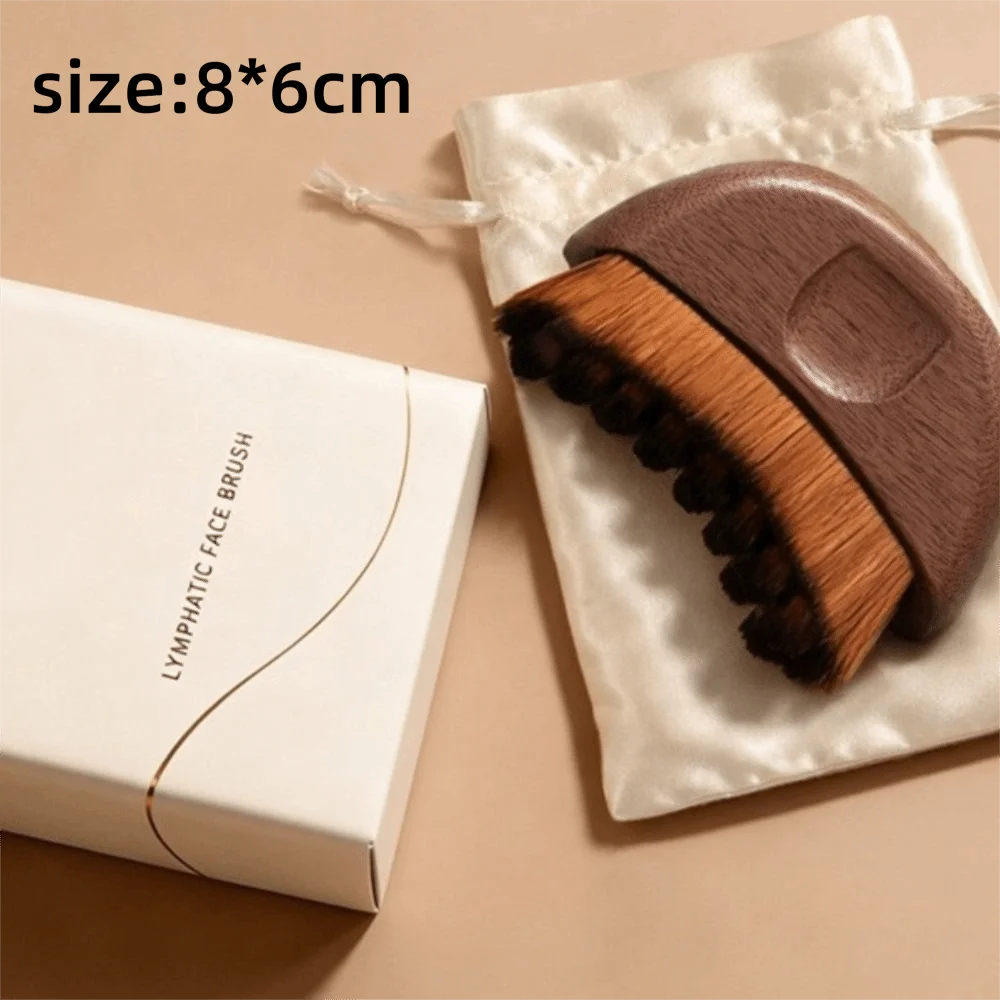 Portable Lymphatic Contour Face Brush Chin Reduce Puffiness Facial Sculpting Tool Lymphatic Drainage Face Brushs Multi-function