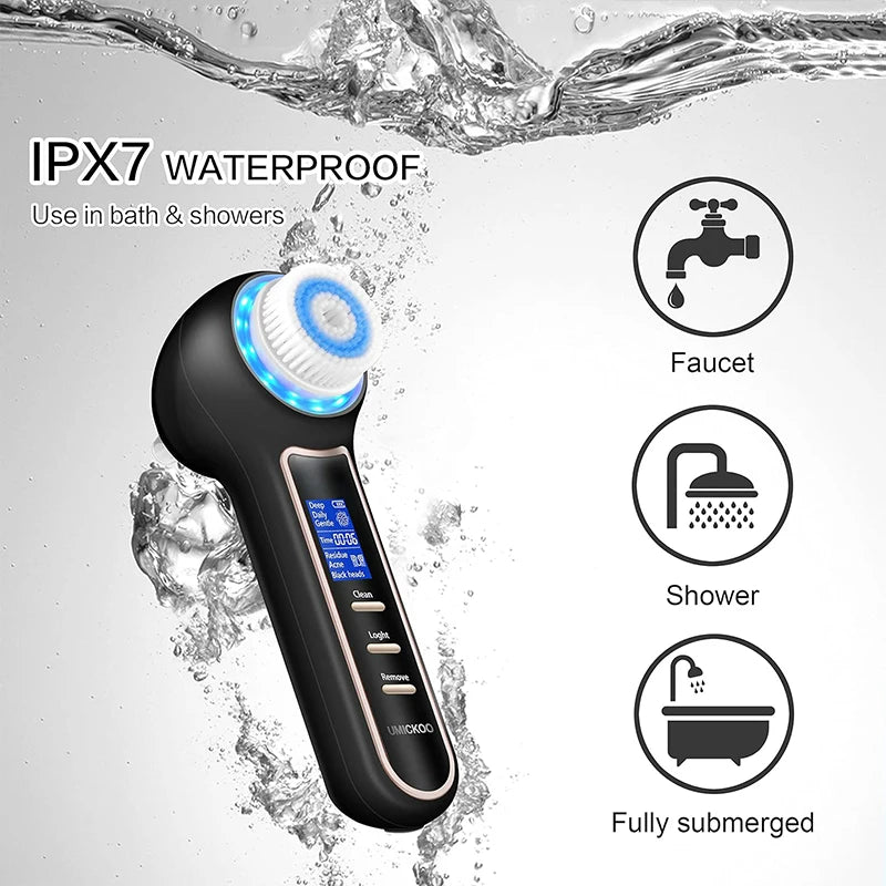Electric Blackhead Remover Vacuum Suction Facial Cleansing Brush Rechargeable Face Brush Facial Pore Cleanser Skin Care Machine