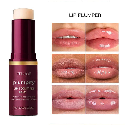 Fast Plumping Lip Balm Moisturizing Soft Lips Skin Plumper Gloss Oil Non-Sticky Daily Care Mask Beauty Makeup Cosmetics - Lunara Elegance Store