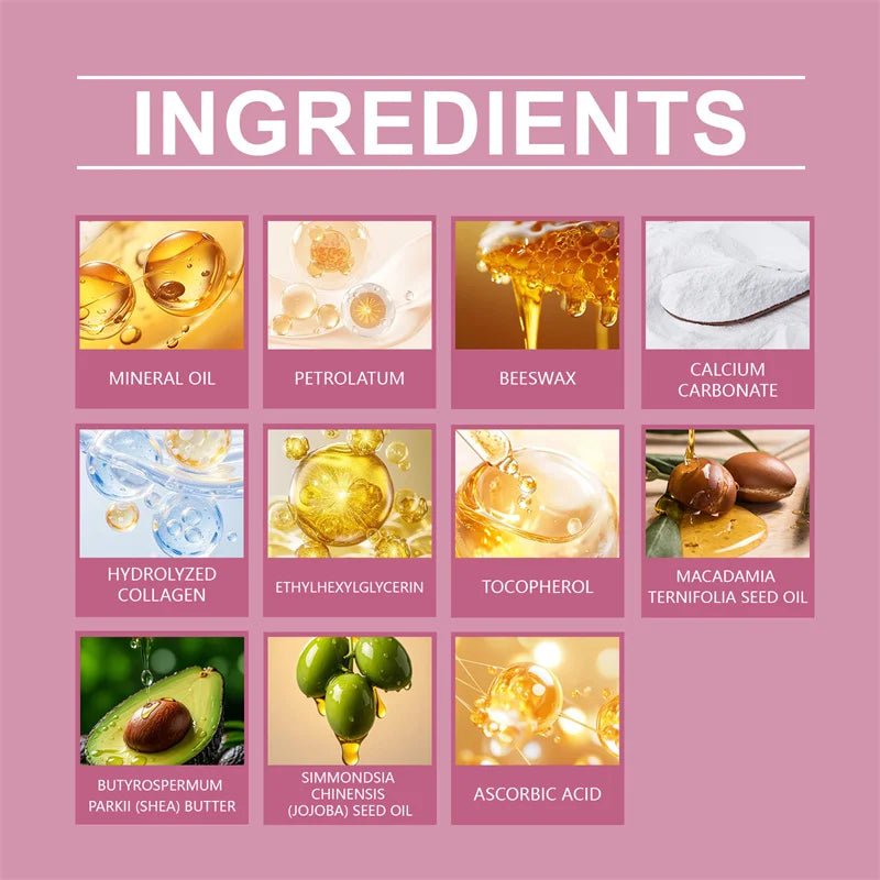 Fast Plumping Lip Balm Moisturizing Soft Lips Skin Plumper Gloss Oil Non-Sticky Daily Care Mask Beauty Makeup Cosmetics - Lunara Elegance Store