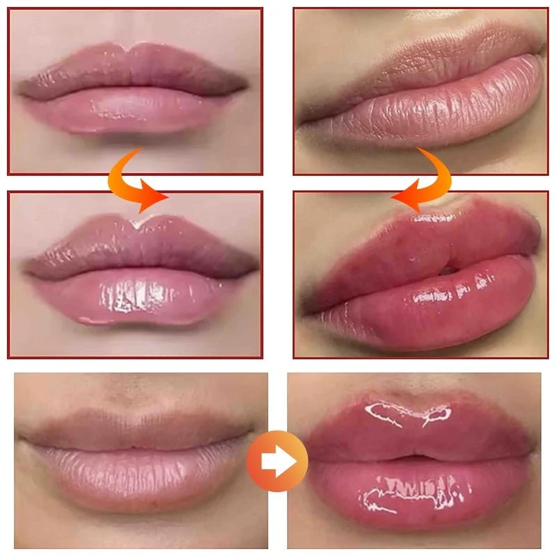 Fast Plumping Lip Balm Moisturizing Soft Lips Skin Plumper Gloss Oil Non-Sticky Daily Care Mask Beauty Makeup Cosmetics - Lunara Elegance Store