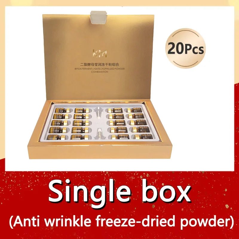 Oligopeptide Anti Wrinkle Freeze-Dried Powder Set Yeast For Repairing Nourishing Serum Creatine To Promote Collagen Production - Lunara Elegance Store