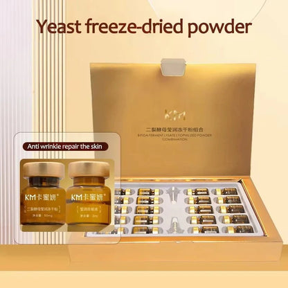 Oligopeptide Anti Wrinkle Freeze-Dried Powder Set Yeast For Repairing Nourishing Serum Creatine To Promote Collagen Production - Lunara Elegance Store