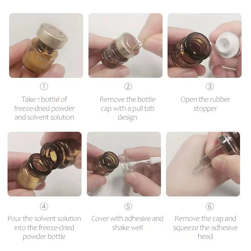 Oligopeptide Anti Wrinkle Freeze-Dried Powder Set Yeast For Repairing Nourishing Serum Creatine To Promote Collagen Production - Lunara Elegance Store