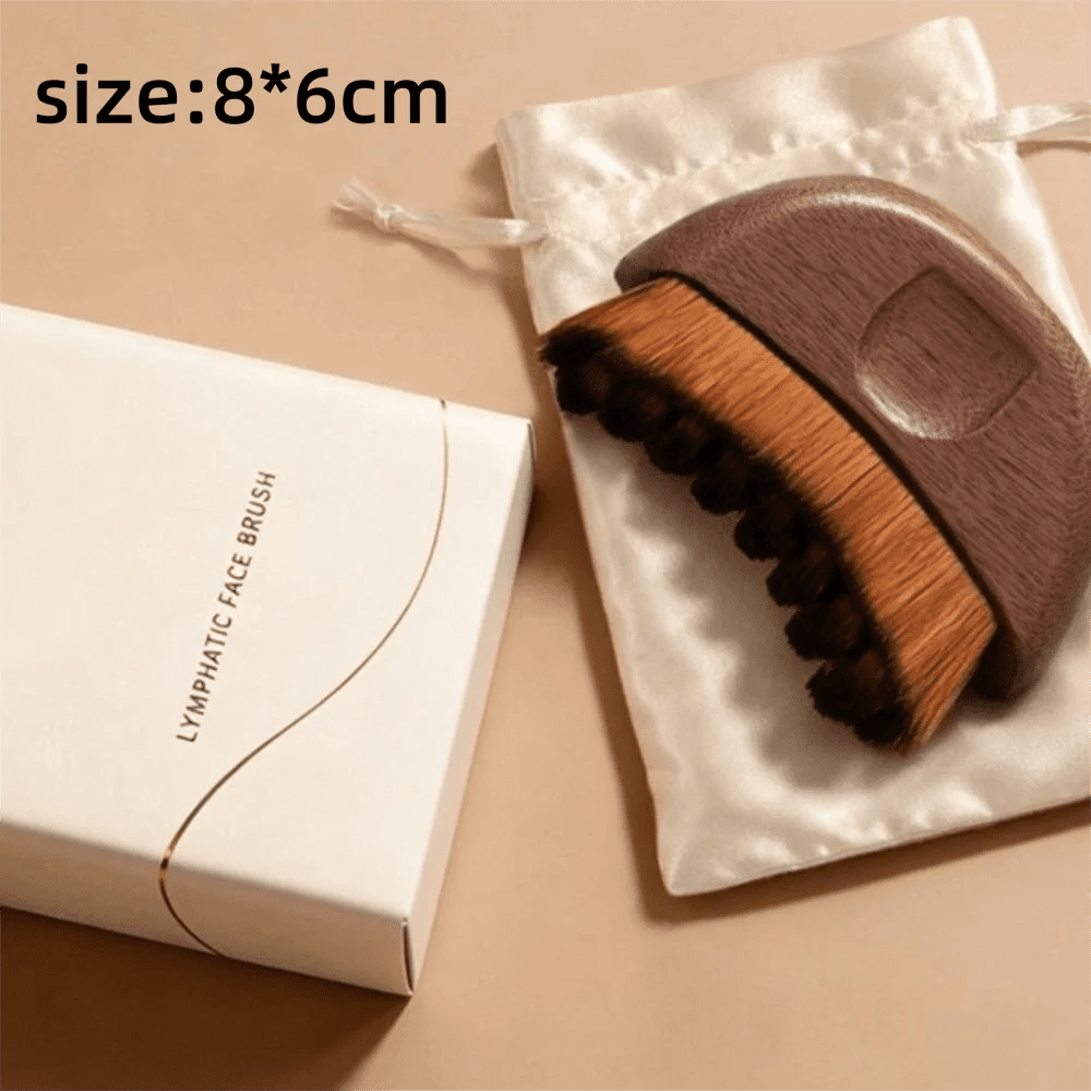 Portable Lymphatic Contour Face Brush Chin Reduce Puffiness Facial Sculpting Tool Lymphatic Drainage Face Brushs Multi-function - Lunara Elegance Store